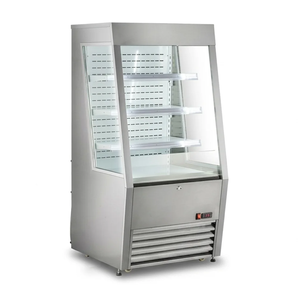 ChillCore Series 28" Open Air Refrigerated Display Case, 8.6 Cu.ft, 3 Shelves, 115V