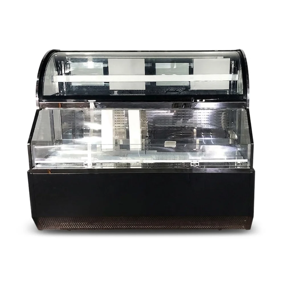 ChillCore Series 71" Open Air Refrigerated Display Case, 24.1 Cu.ft, 1 Shelf, 2 Decks