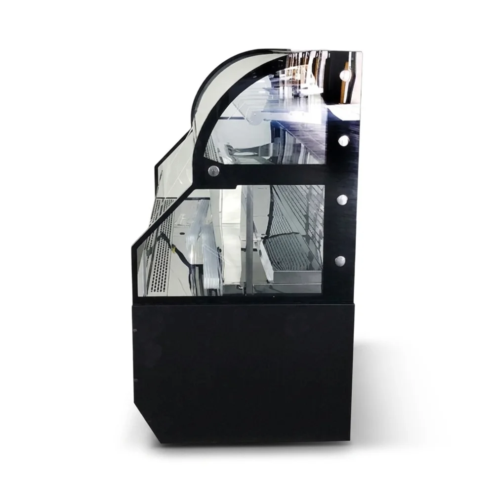 ChillCore Series 71" Open Air Refrigerated Display Case, 24.1 Cu.ft, 1 Shelf, 2 Decks