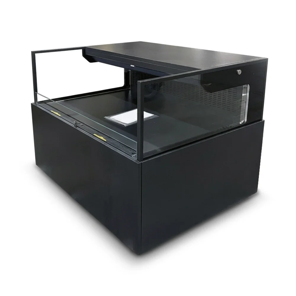 ChillCore Series 47" Open Air Refrigerated Display Case, 5.6 Cu.ft, LED Lighting