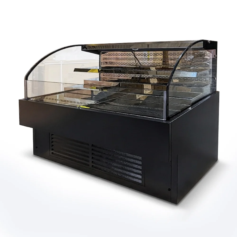 ChillCore Series 59" Open Air Refrigerated Display Case, 14.3 Cu.ft, 2 Shelves