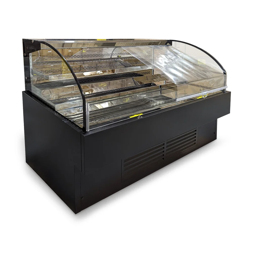 ChillCore Series 71" Open Air Refrigerated Display Case, 17.4 Cu.ft, 2 Shelves