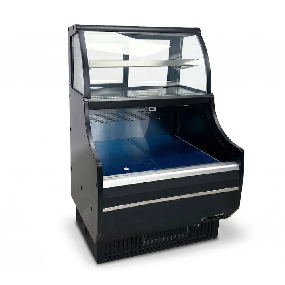 ChillCore Series 38" Open Air Refrigerated Merchandiser for Sandwiches, 6.88 Cu.ft, LED Lighting