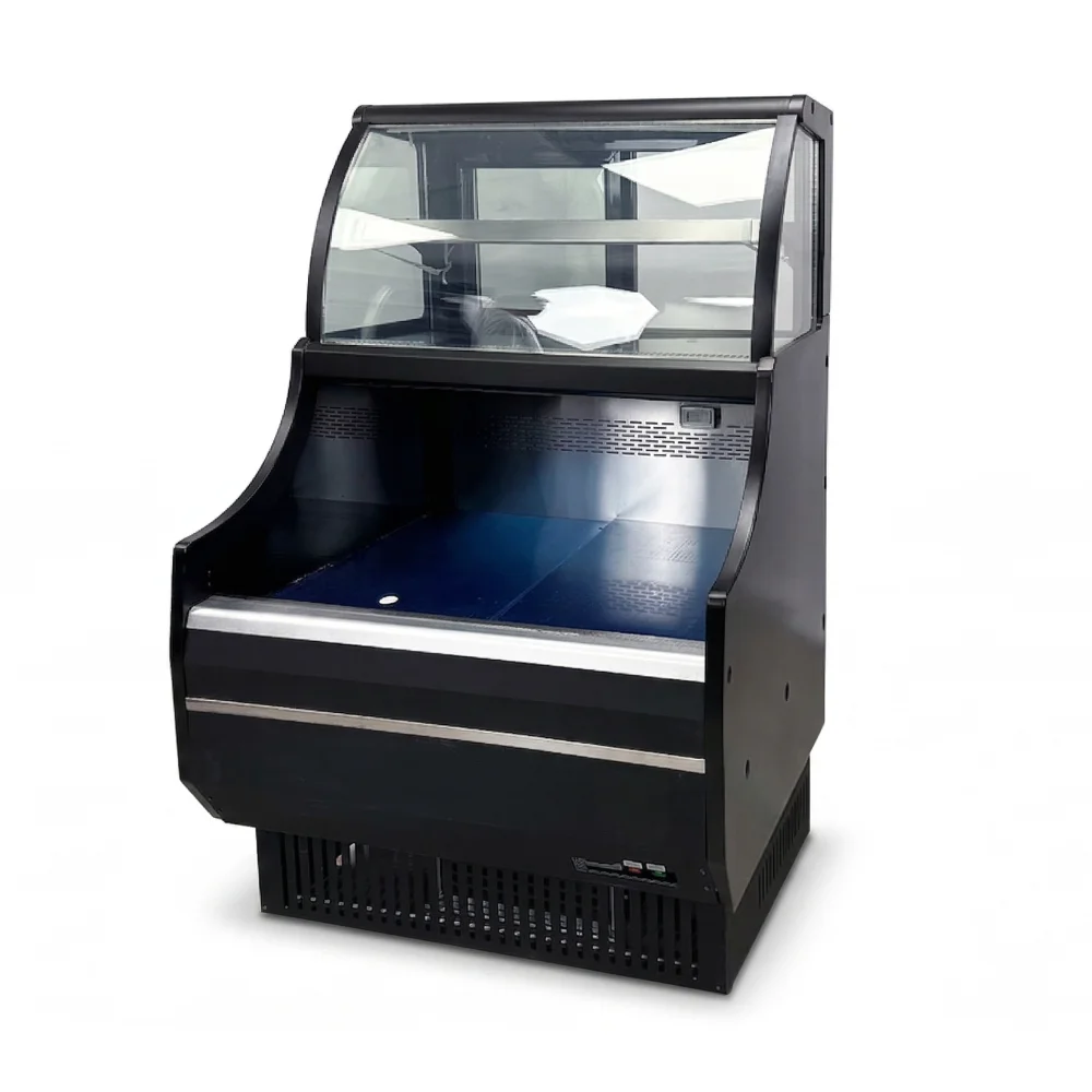 ChillCore Series 38" Open Air Refrigerated Merchandiser for Sandwiches, 6.88 Cu.ft, LED Lighting