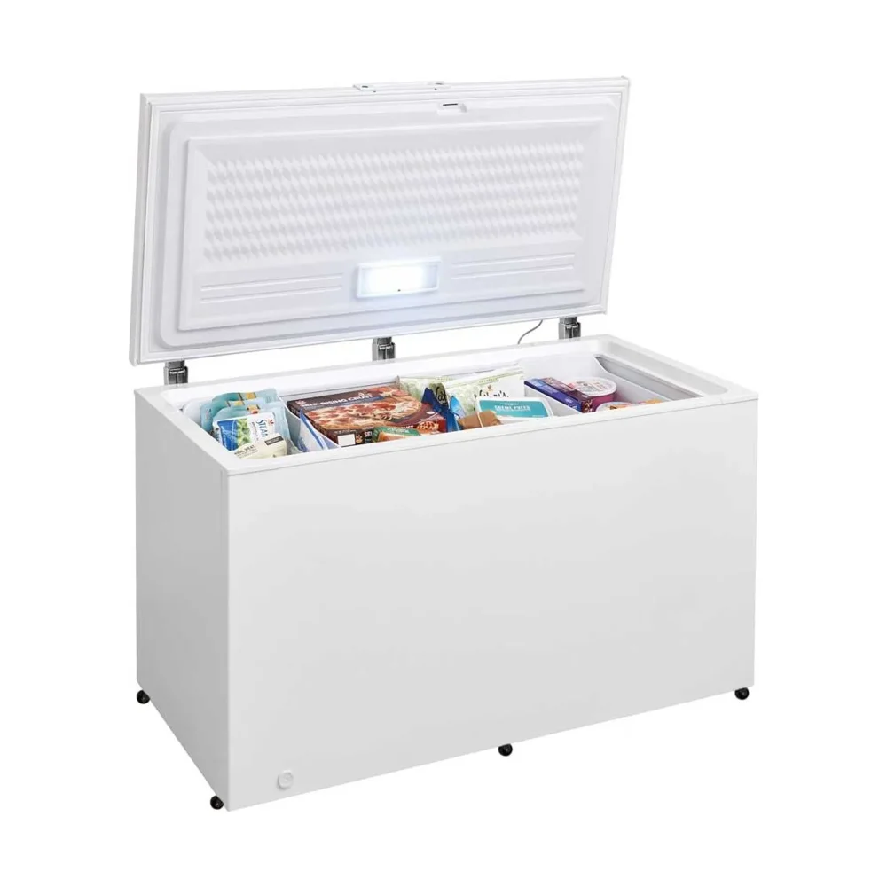 Coldline 60" Commercial Chest Freezer, White, 2 Baskets, 15 Cu. Ft., 1 Year Warranty