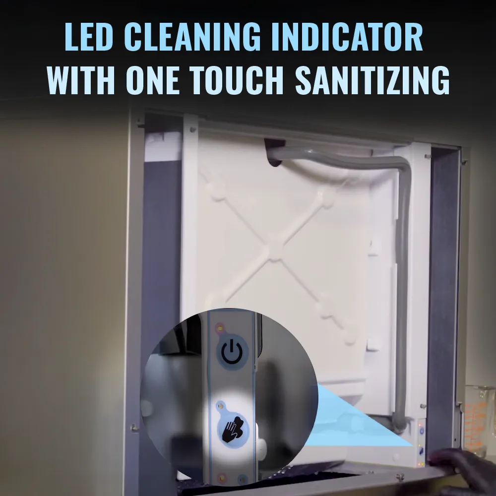 Ice-O-Matic stainless steel remote air-cooled full cube ice machine head without storage bin, built for reliable ice production in foodservice.