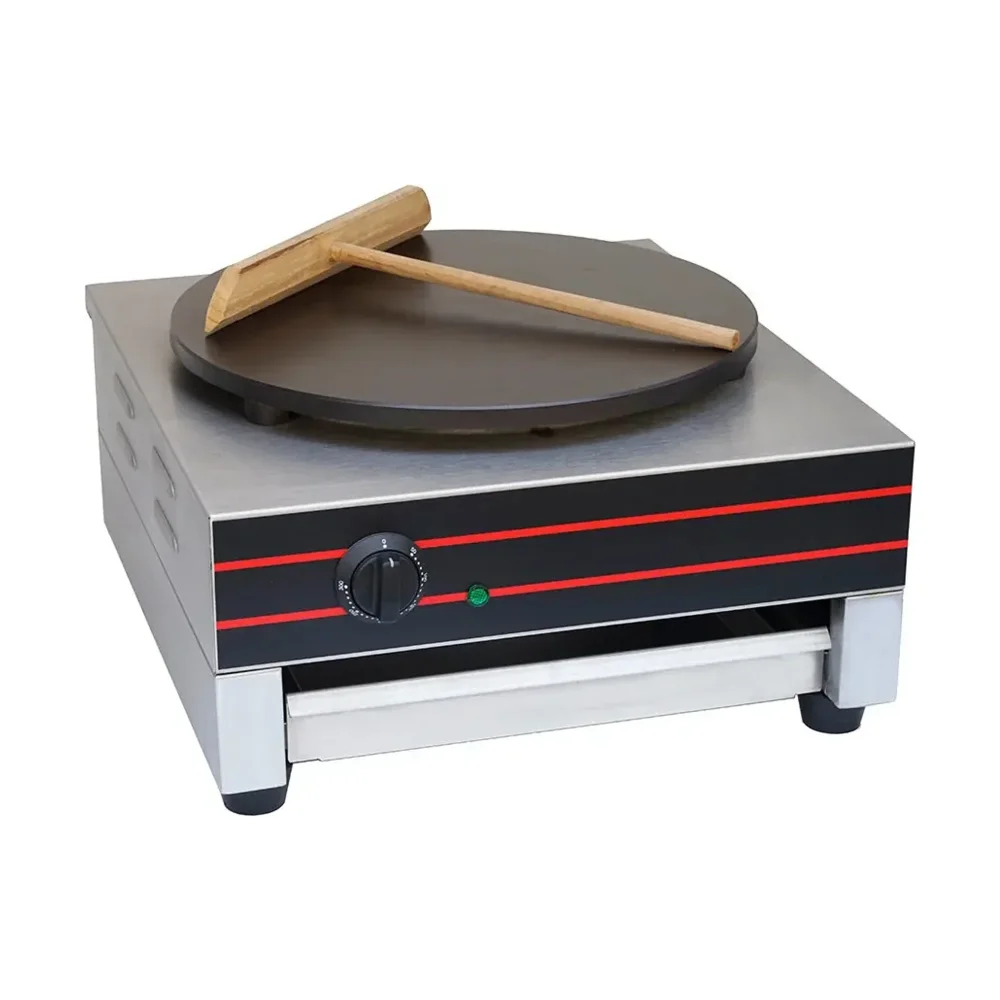 Cookline 16" Electric Single Cast Iron Crepe Maker, 240V, 3000W, 1 Year Warranty