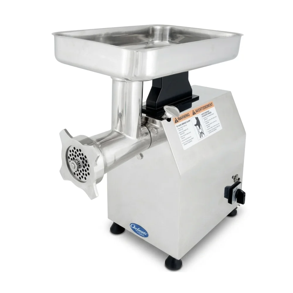 Globe CM22 9" Electric Meat Grinder, Chefmate, #22 Hub, 450 lb/hr, 115V, 1840W, 1.5 HP
