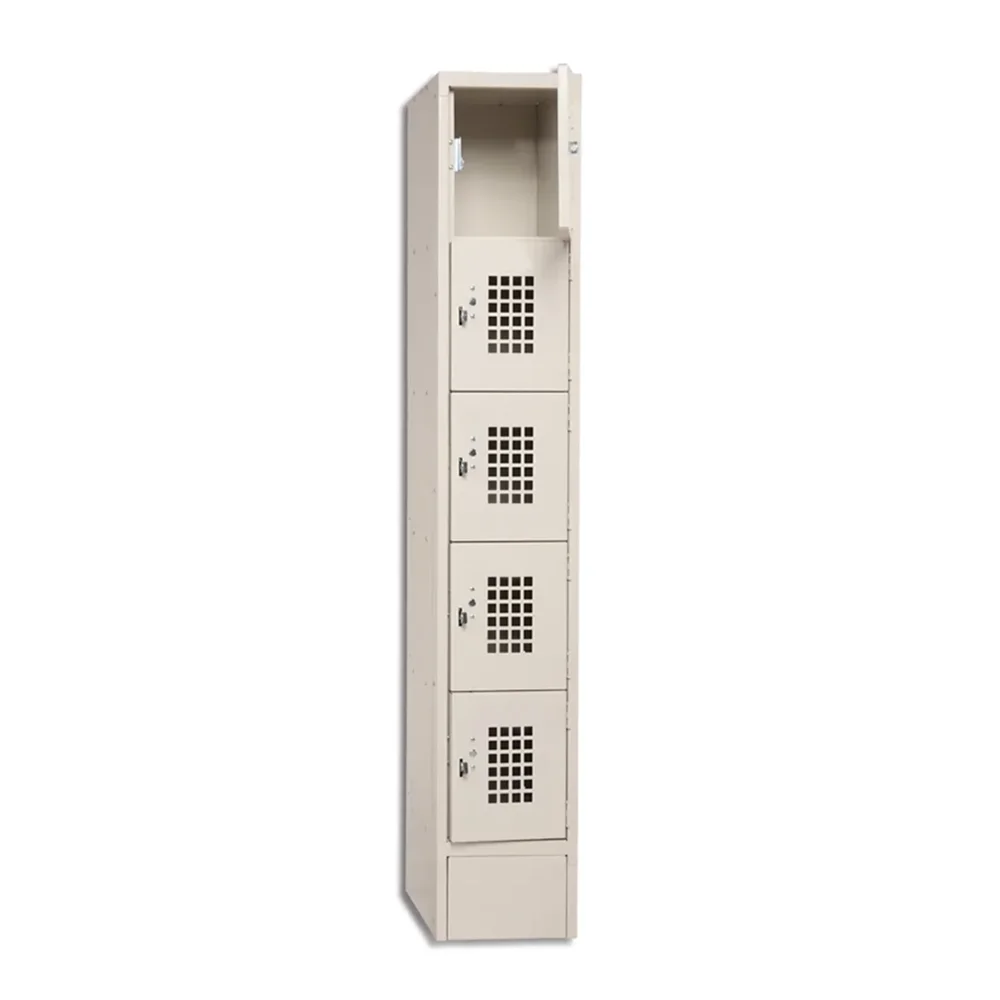 ChefPro Series Single Column Locker with (5) 10" x 12" x 12" Compartments, Beige