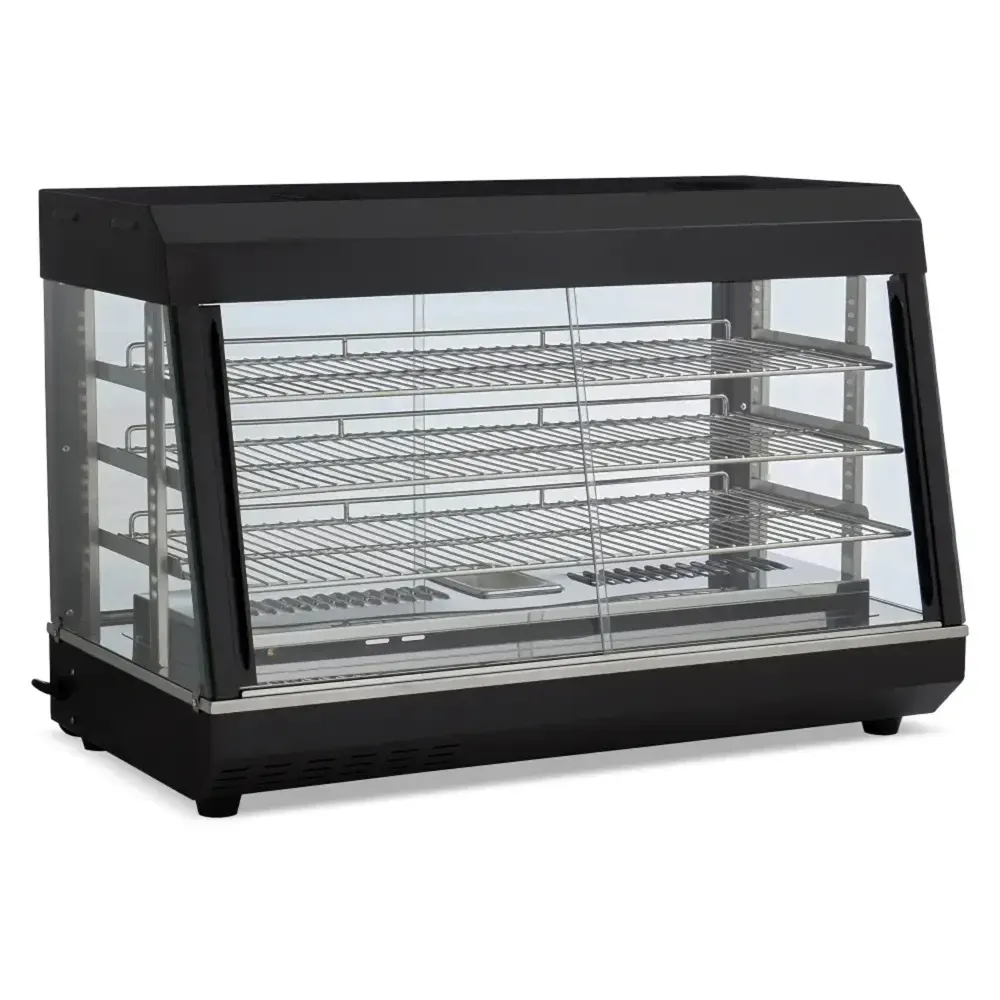 ChefPro Series 36" Commercial Food Warmer Display Case, Countertop Hot Food Merchandiser with Interior Lighting, Three Adjustable Shelves
