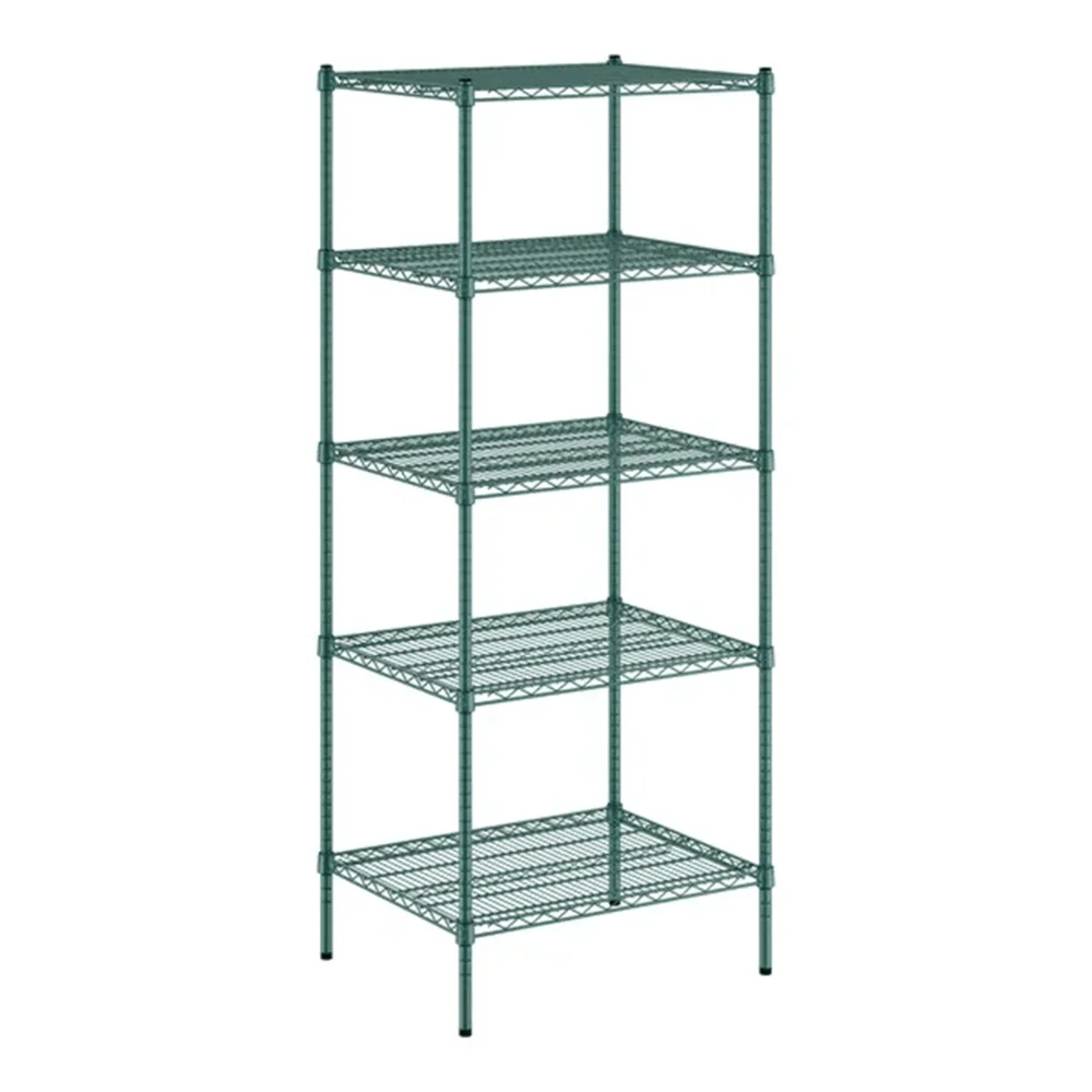 ChefPro Series 24" x 30" x 74" NSF Green Epoxy 5-Shelf Kit