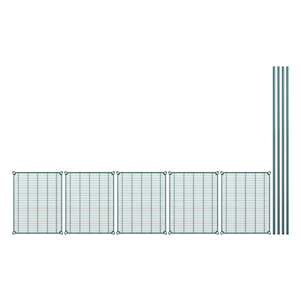ChefPro Series 24" x 30" x 74" NSF Green Epoxy 5-Shelf Kit