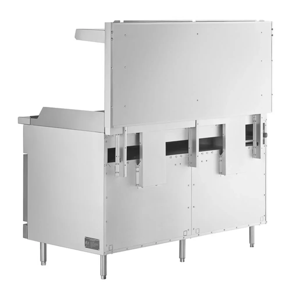 ChefPro Series 60" Gas Range with 2 Ovens & 48" Griddle, 2 Burners, Natural Gas - 200,000 BTU