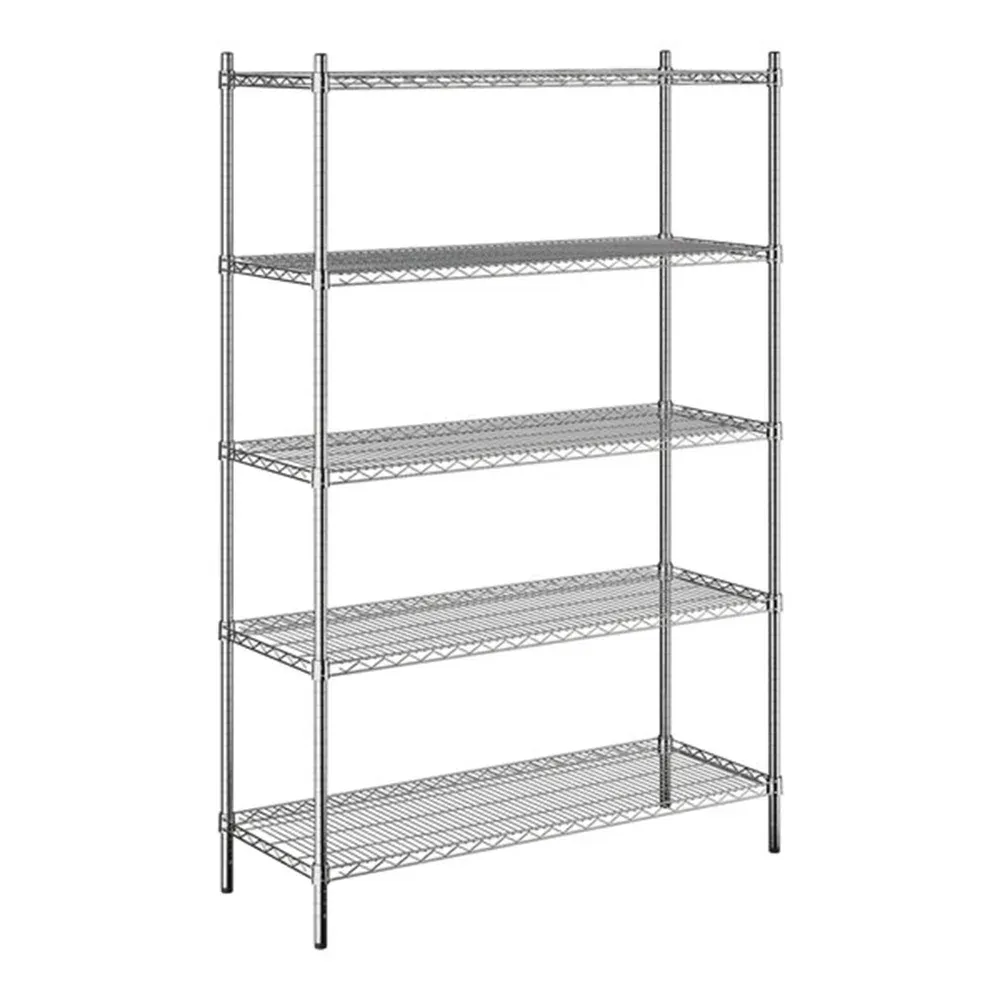 ChefPro Series 18" x 48" NSF Chrome 5-Shelf Kit with 72" Posts