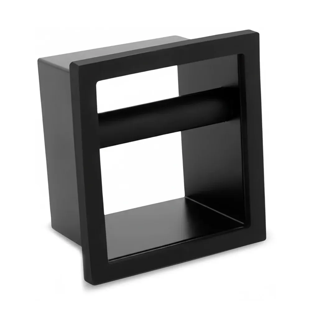 ChefPro Series Espresso Knock Box Chute, Stainless Steel, Detachable Rubber Rod