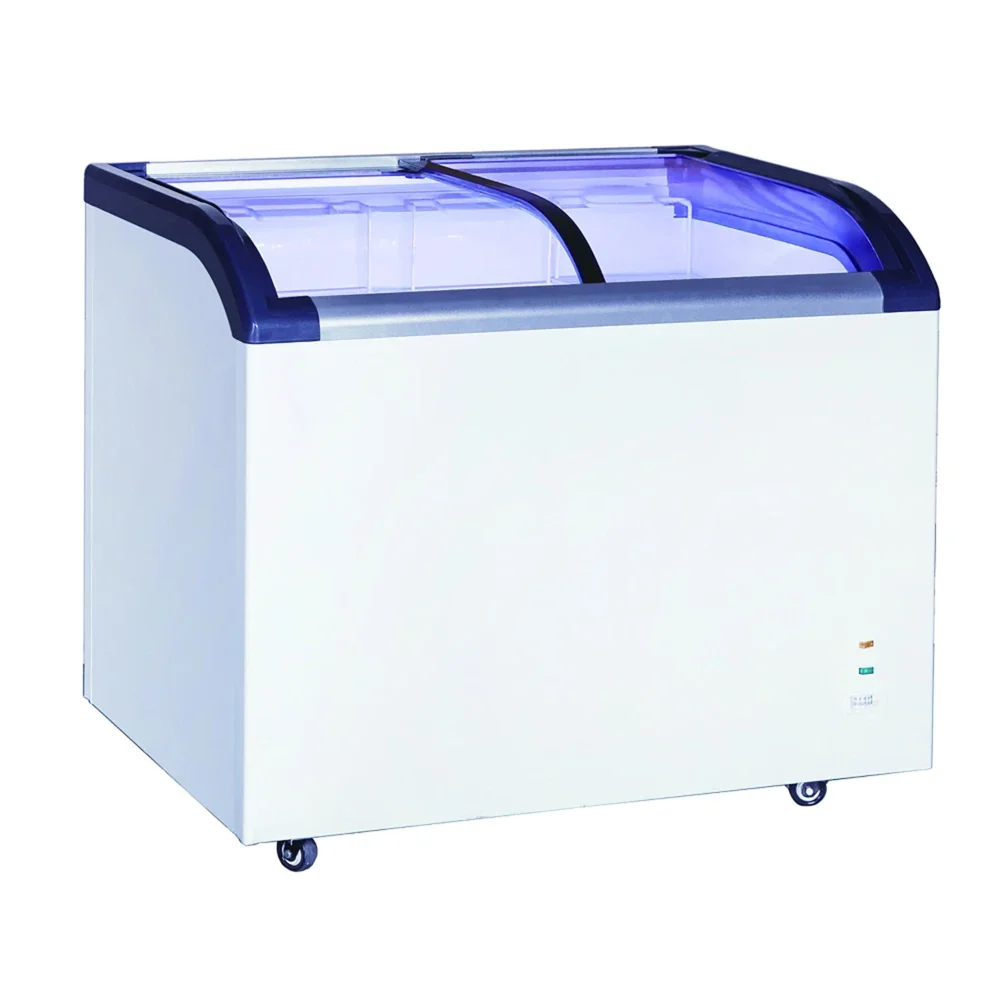 ChefPro Series 28" Mobile Chest Freezer with 2 Baskets, White, 115V