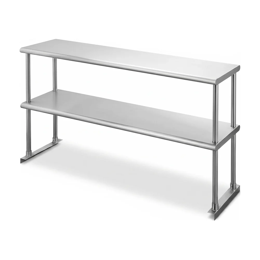 ChefPro Series 12'' x 48'' Stainless Steel Work Table with Undershelf, Capacity 380 lb.
