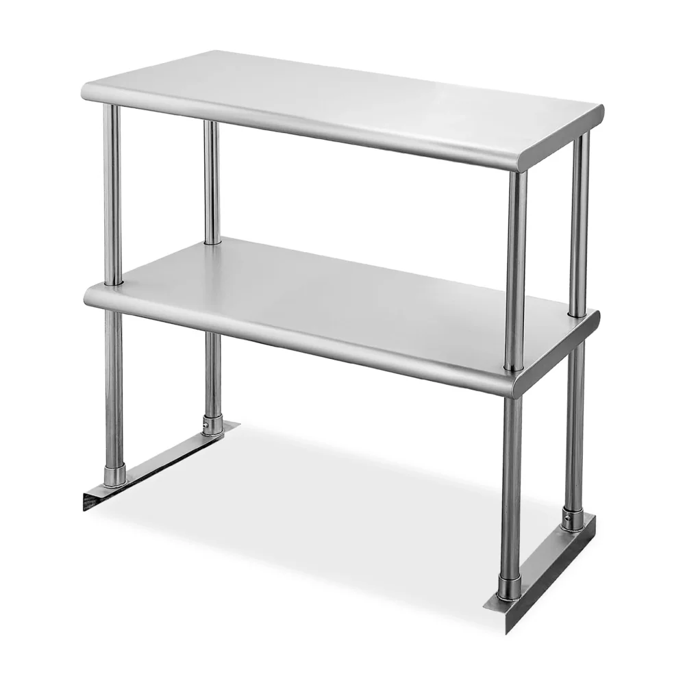 ChefPro Series 12'' x 60'' Stainless Steel Work Table with Undershelf, Capacity 400 lb.