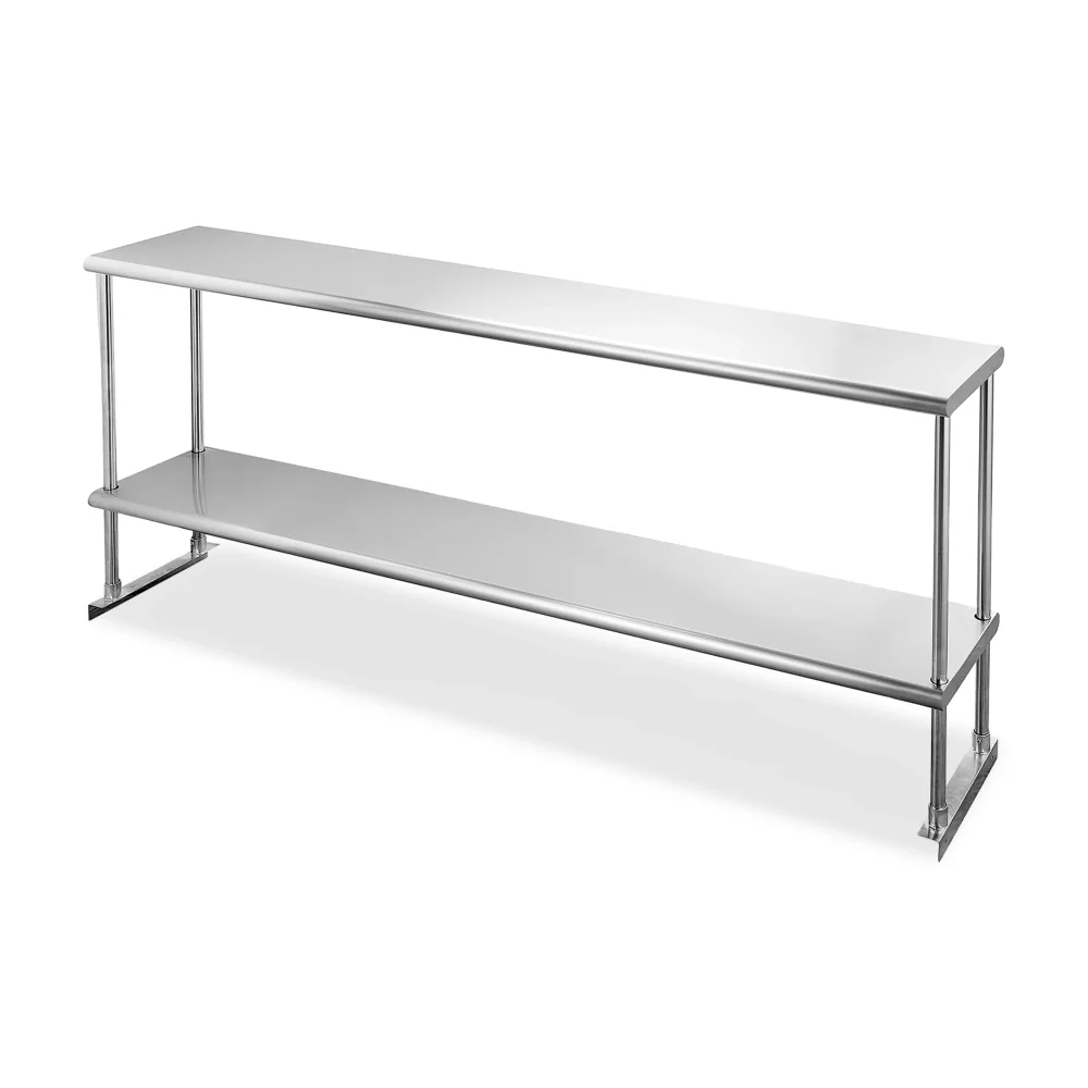 ChefPro Series 12'' x 72'' Stainless Steel Work Table with Undershelf, Capacity 420 lb.