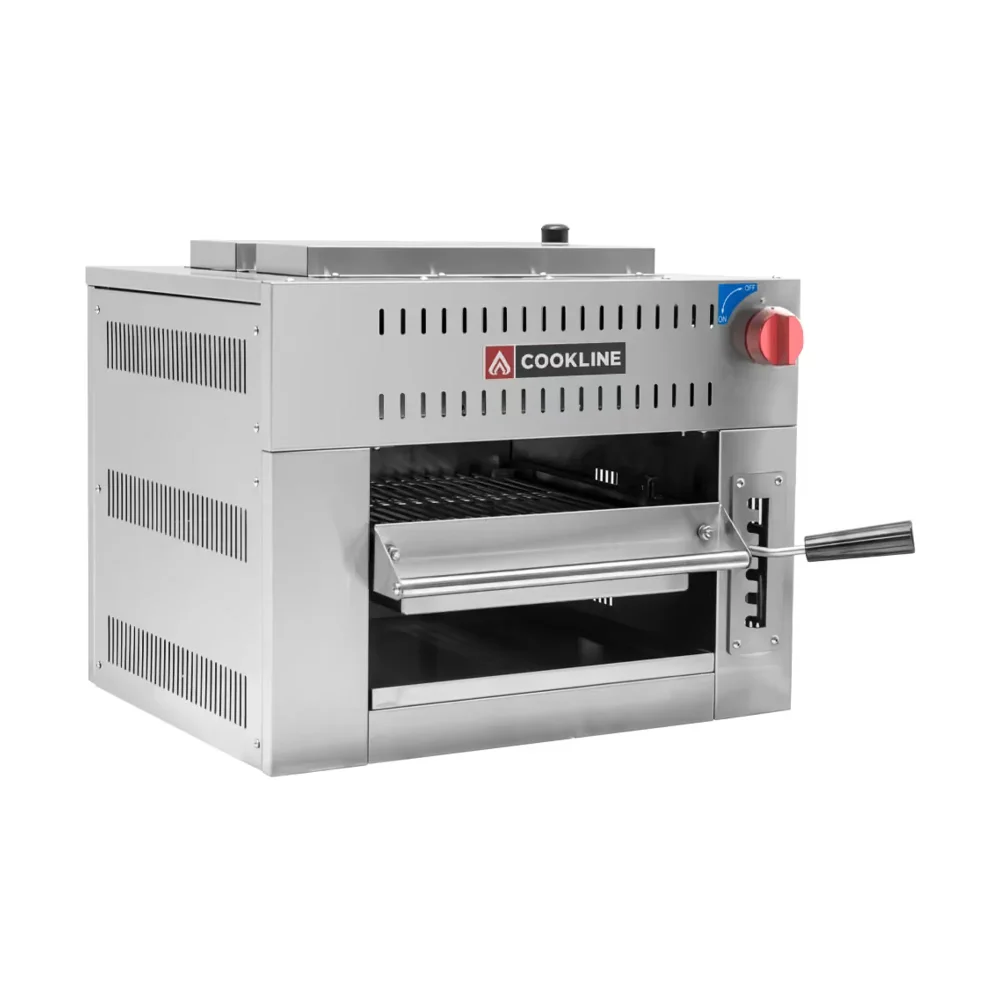 Cookline 24" Infrared Gas Salamander Broiler, Wall Mounting Kit, 24,000 BTU