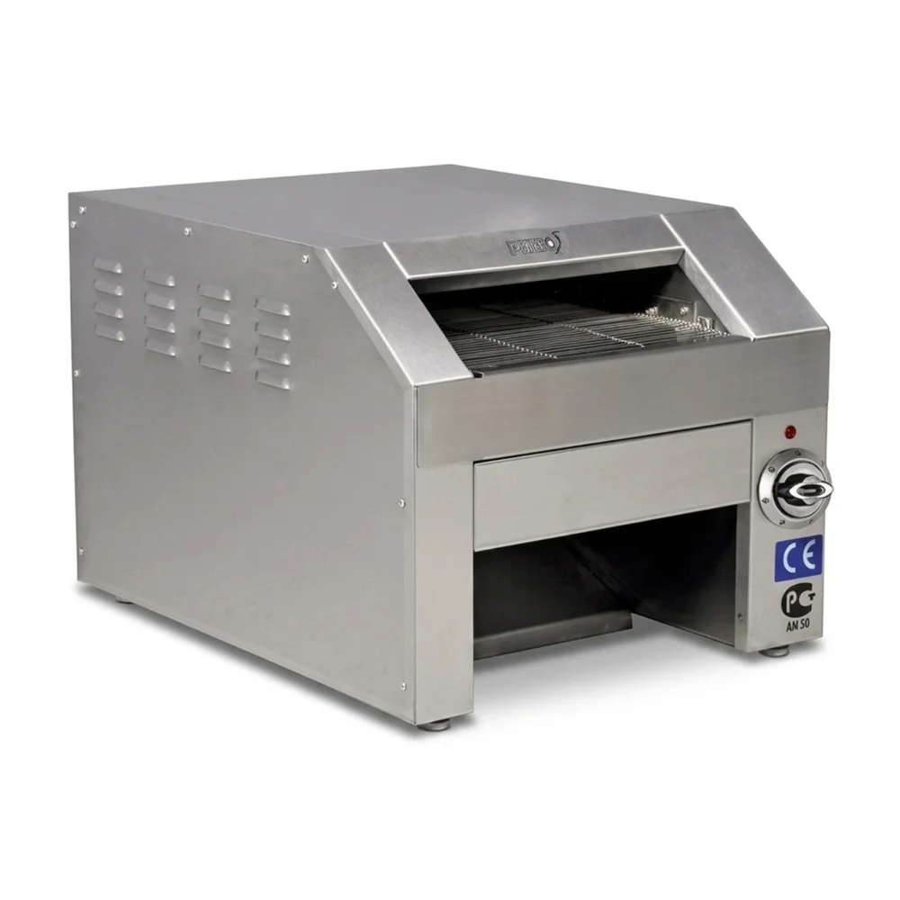 Pegasus CT-1000 19" Electric Conveyor Toaster, 600 Bread Slices per Hour, 110V, 2.5 kW