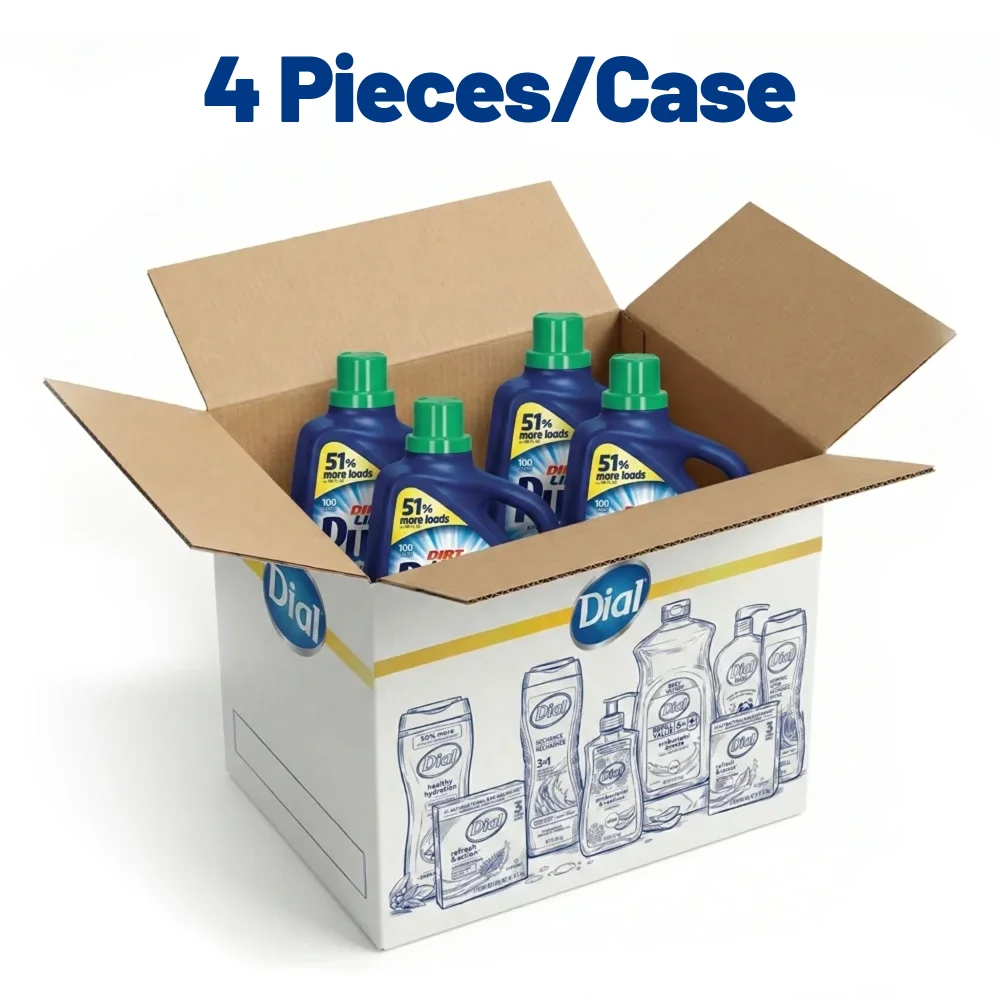 Dial 05016 150 oz. Purex Liquid Laundry Detergent, Mountain Breeze Scent, 4/Case