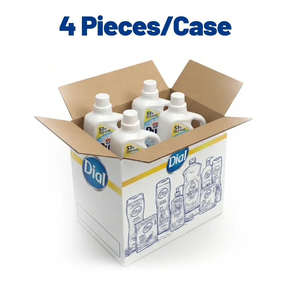 Dial 05020 150 oz Purex Liquid Detergent, Free & Clear, 4/Case