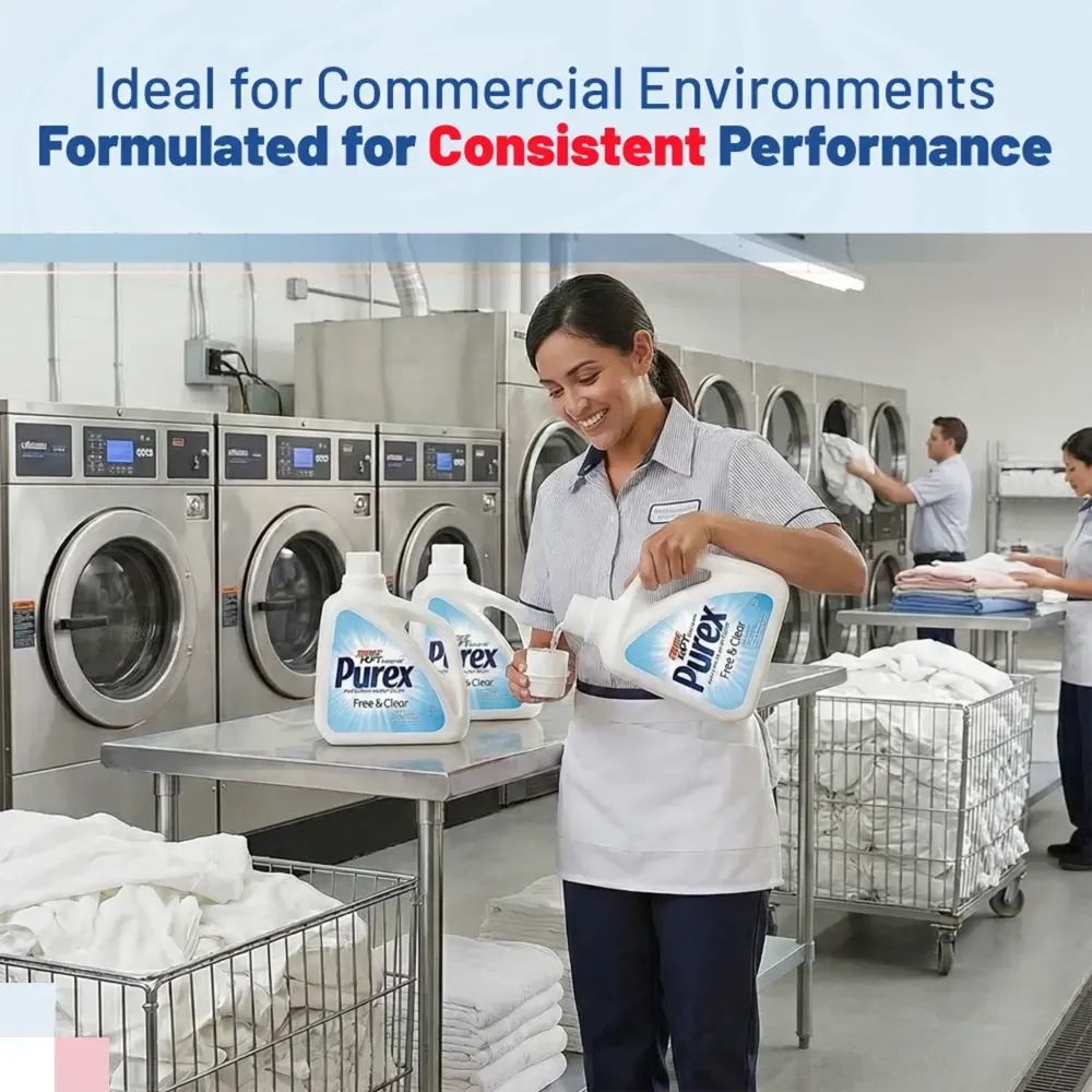 Dial 05020 150 oz Purex Liquid Detergent, Free & Clear, 4/Case