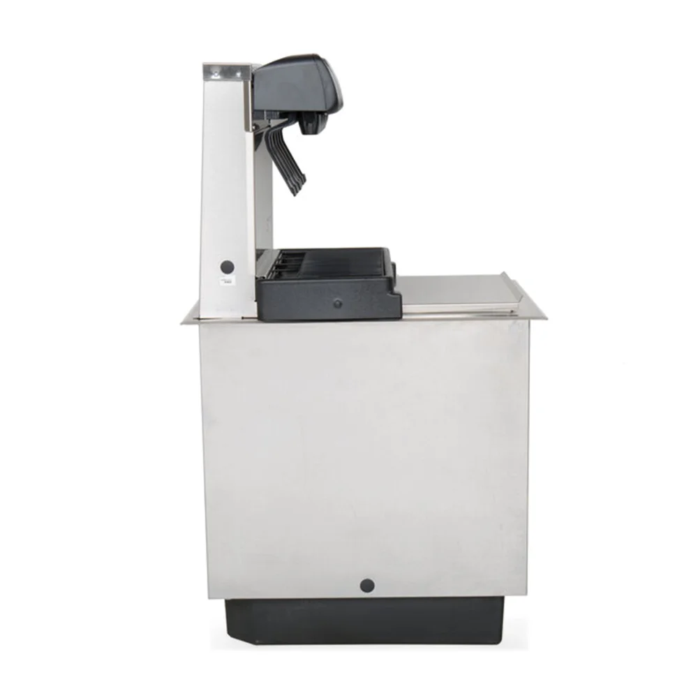 Servend 2705936 DI-1522 Drop-In Beverage Dispenser with 6 Valve Sanitary Lever and 60 lb. Ice Storage