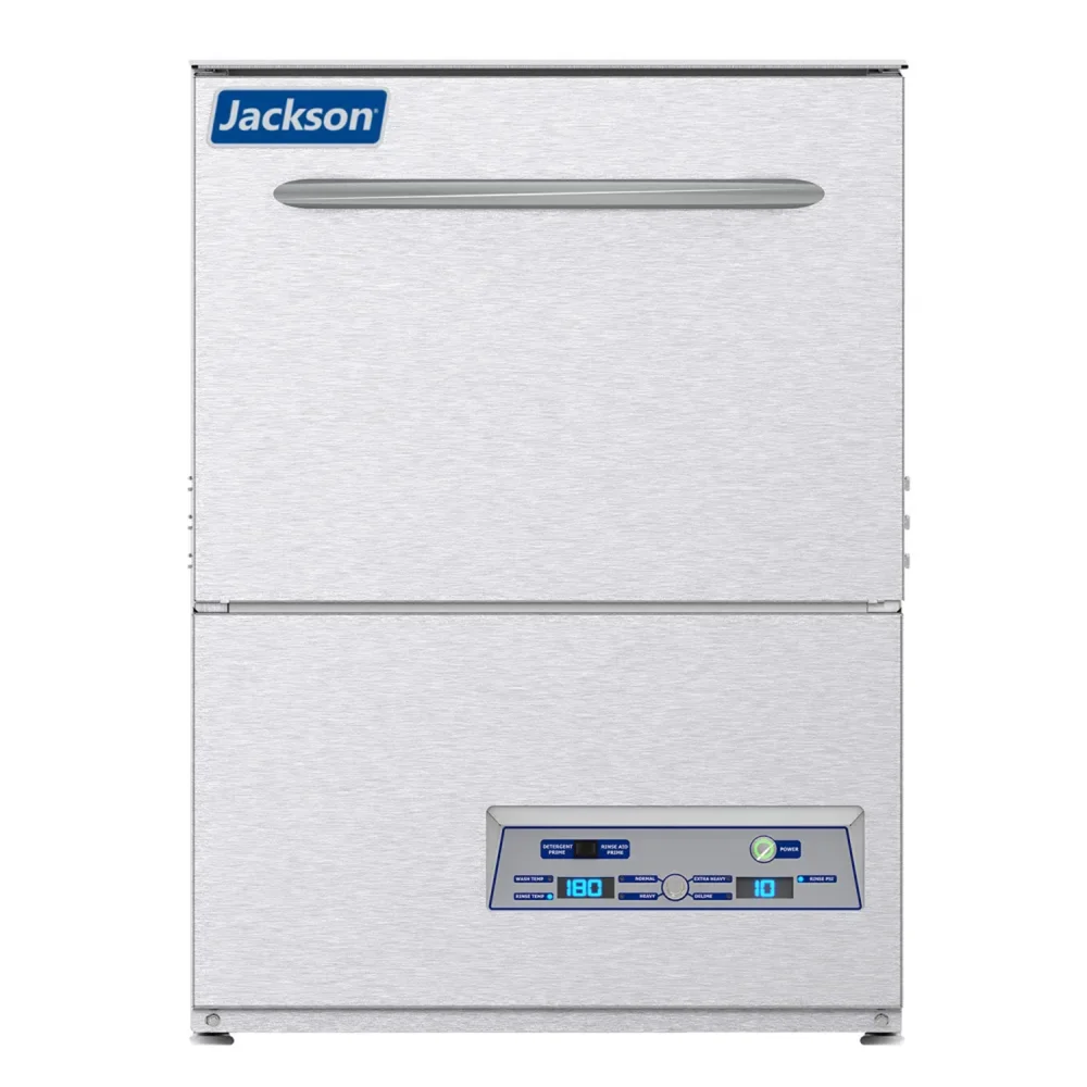 Jackson DISHSTAR HT 24" High Temp Rack Undercounter Dishwasher with 24 Racks/hr Capacity, Built-in Booster, 208V/1Ph