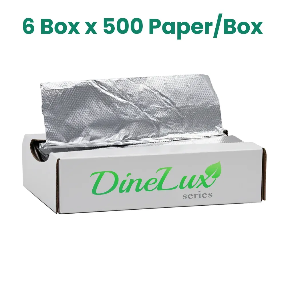 Dinelux Series Foil Pop Up Sheets, 12" x 10.75", 3000/Case