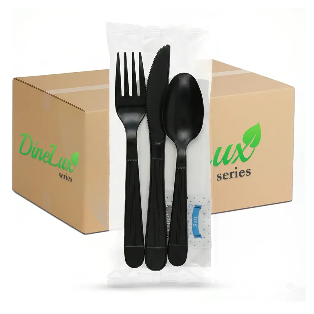 Dinelux Series Disposable Knife & Fork, Heavy Weight, Polypropylene, 250/Case