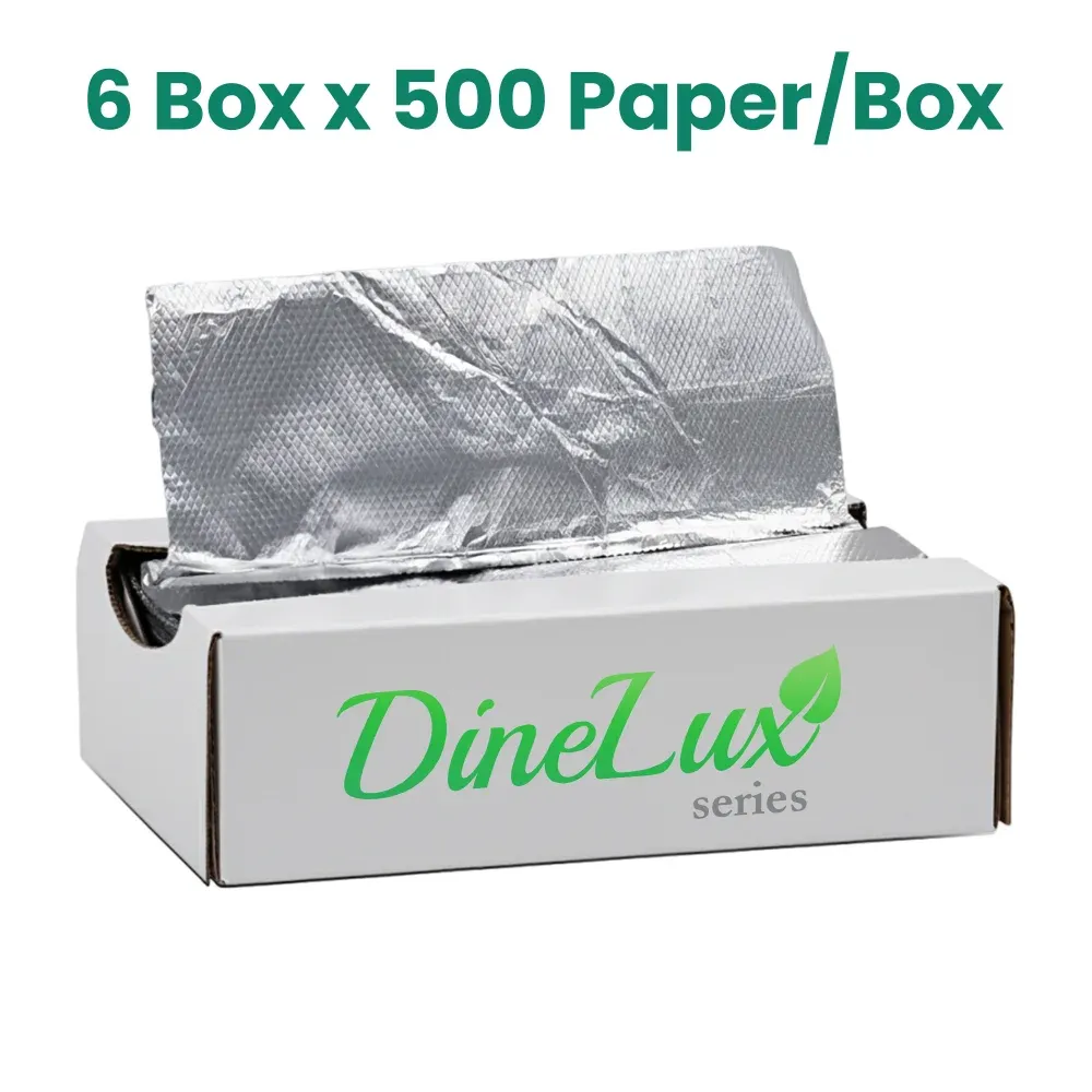 Dinelux Series Foil Pop Up Sheets, 9" x 10.75", 3000/Case
