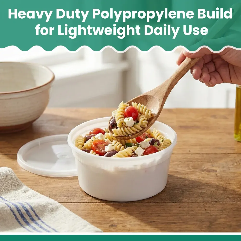 Dinelux Series 8 oz Deli Container, Heavy Duty, Clear, 240/Case