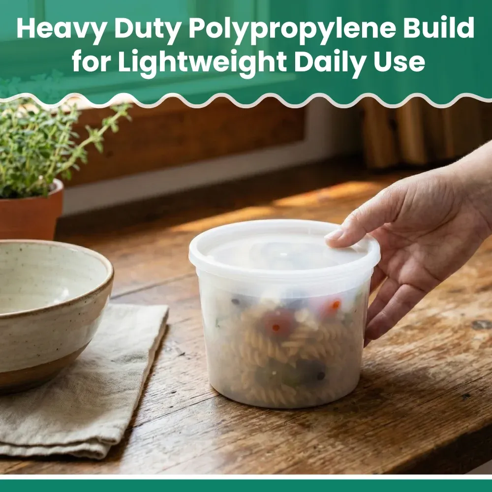 Dinelux Series 16 oz Deli Container, Heavy Duty, Clear, 240/Case