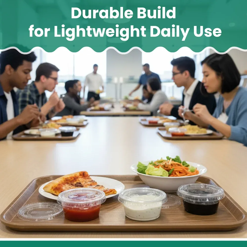 Dinelux Series 0.75 oz Plastic Portion Cup, Clear, 2500/Case