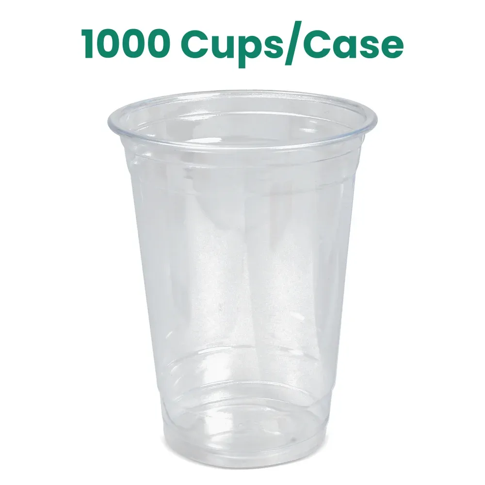Dinelux Series 10 oz Plastic Cup, Clear, 1000/Case