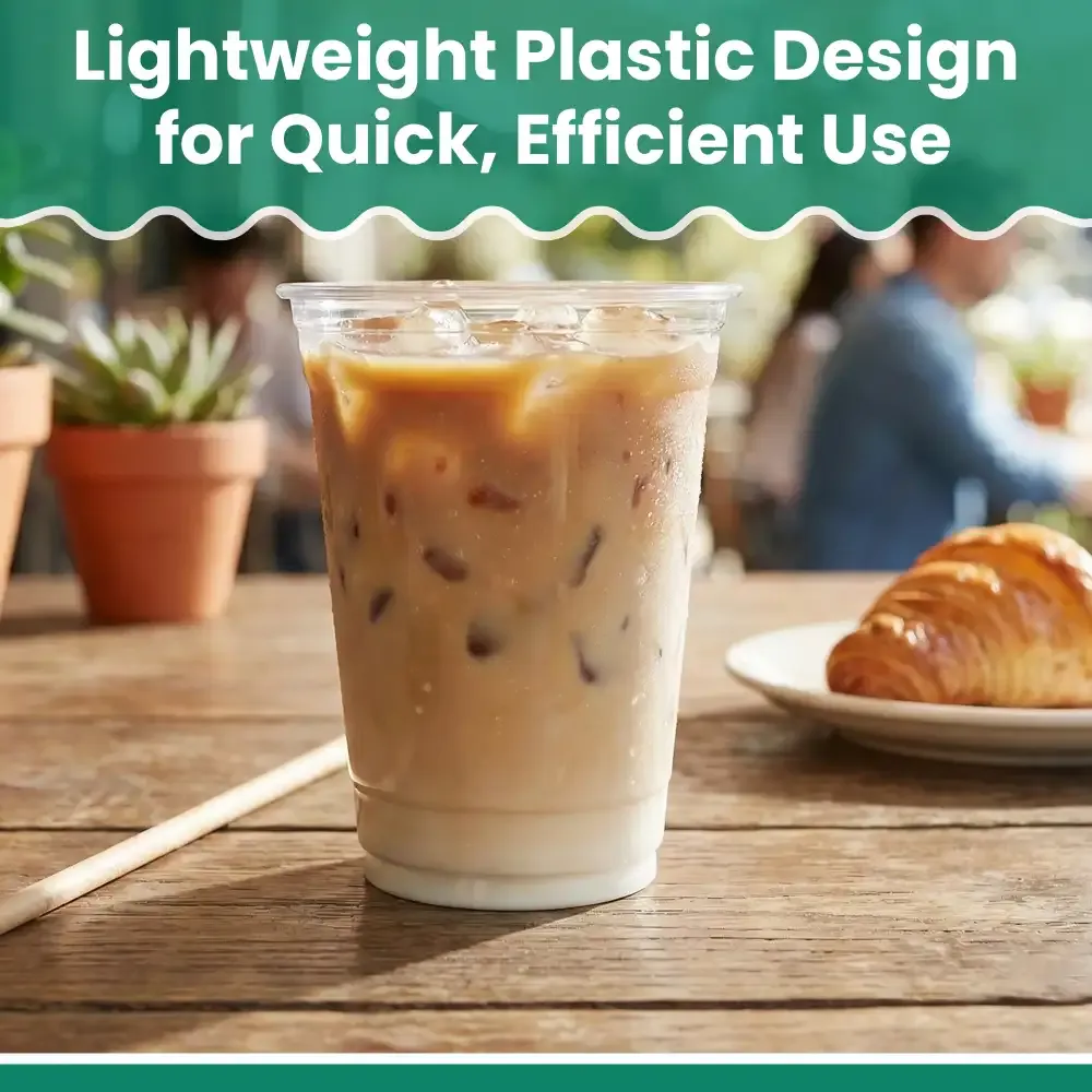 Dinelux Series 10 oz Plastic Cup, Clear, 1000/Case