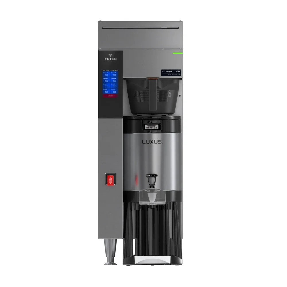 Fetco E2251US-1B230-MA110 High-Volume Automatic Thermal Coffee Maker, 15 Gallon/hr, 240V