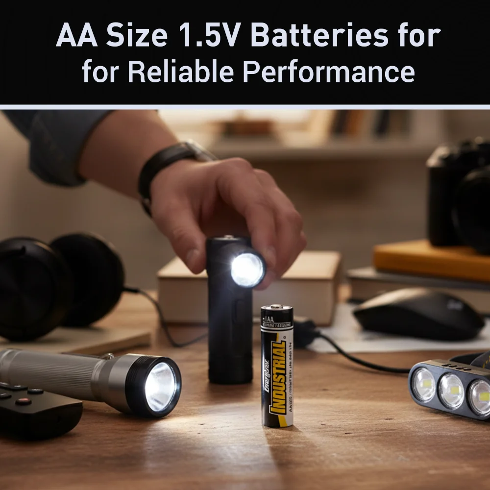 Energizer EN91 AA Size 1.5V Batteries, 144/Case