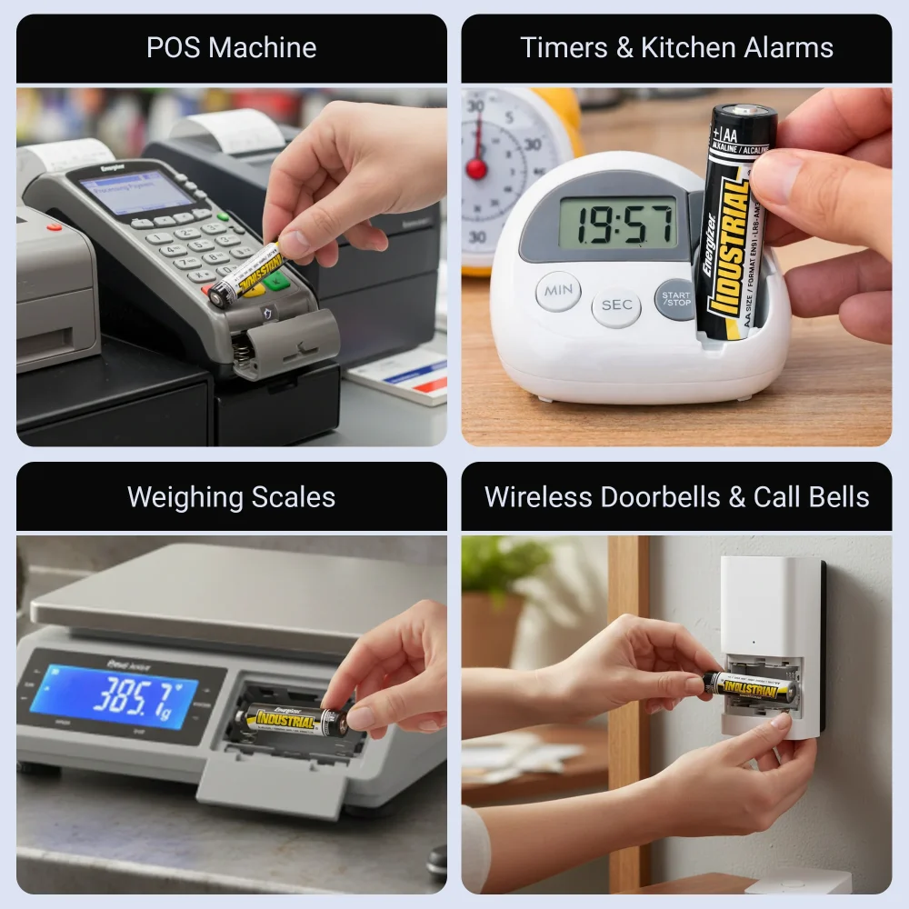 Energizer EN91 AA Size 1.5V Batteries, 144/Case