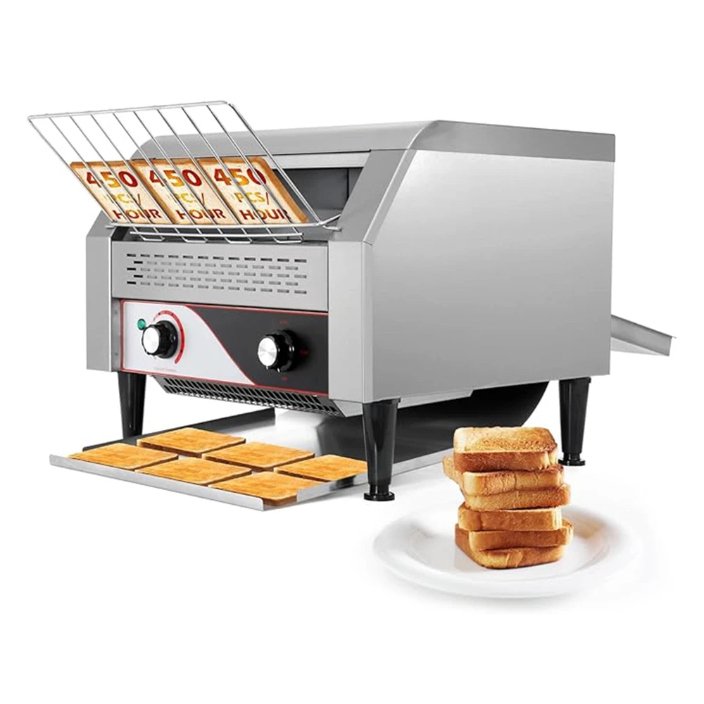 ChefPro Series 14" Commercial Conveyor Toaster, Countertop, 450 Slices/hour, 1900W