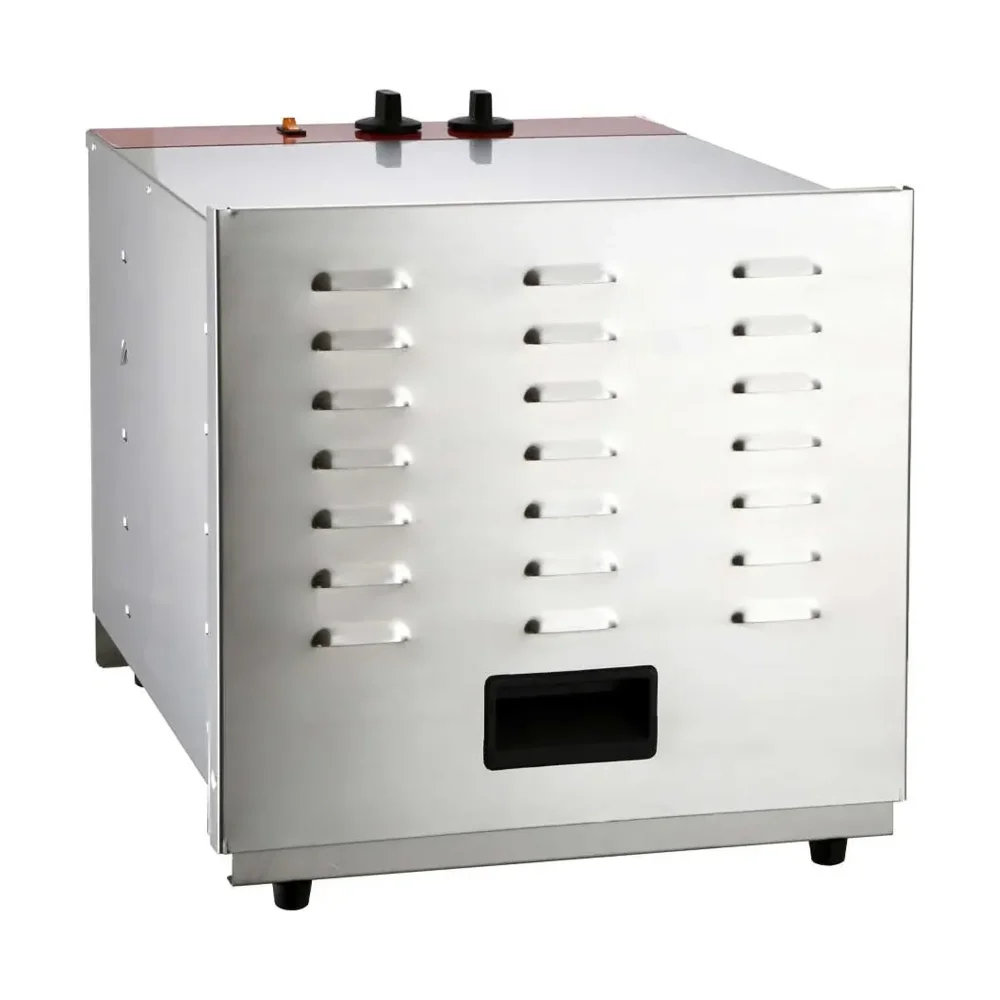 Prepline 17" Stainless Steel Food Dehydrator with 10 Racks, 120V