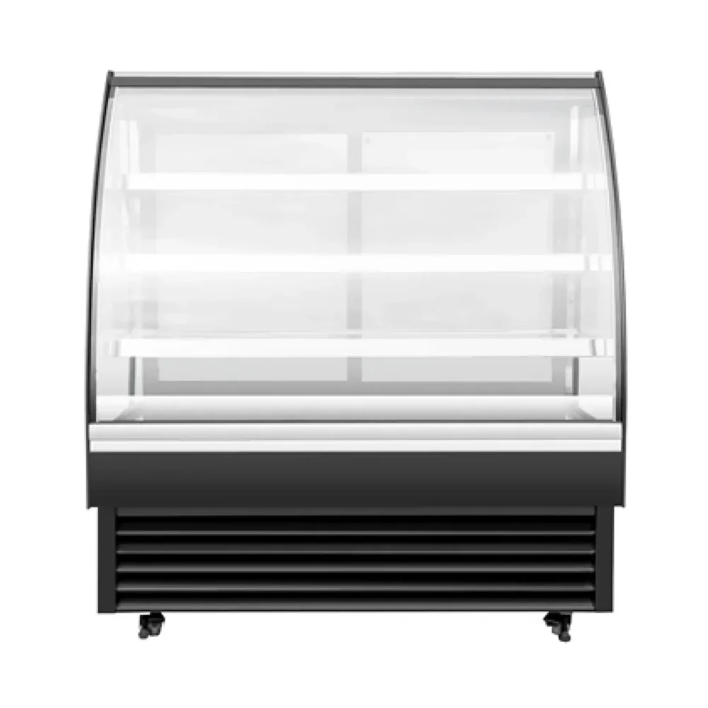 Frigomax Series 35" Refrigerated Display Case with Curved Glass, 13 cu. ft., 1 Year Warranty