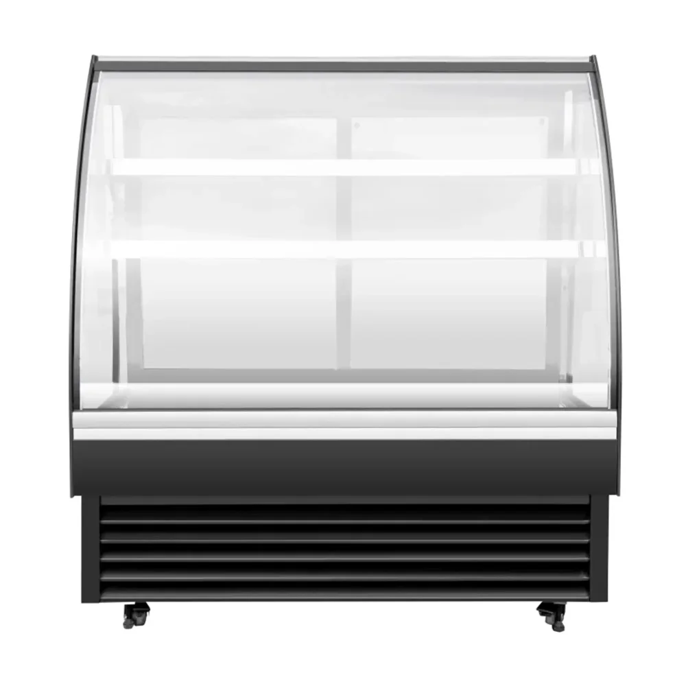 Frigomax Series 47" Refrigerated Display Case with Curved Glass, 13 cu. ft., 1 Year Warranty