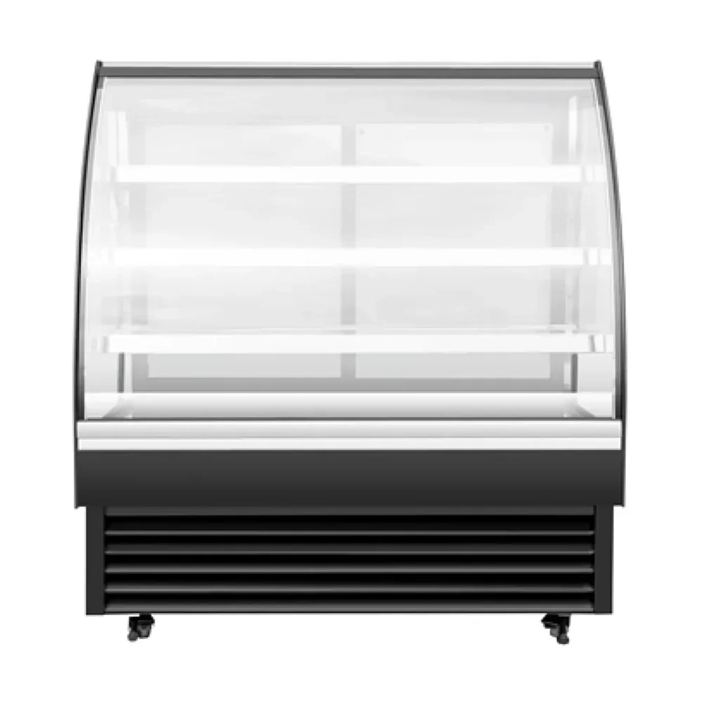 Frigomax Series 47" Refrigerated Display Case with Curved Glass, 17.5 cu. ft., 1 Year Warranty