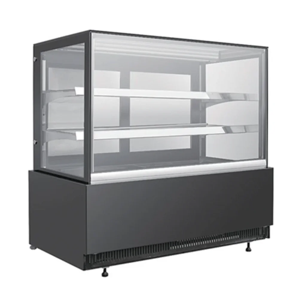 Frigomax Series 71" Refrigerated Display Case with Straight Glass, 26 cu. ft., 1 Year Warranty