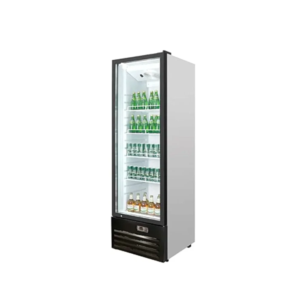 Frigomax Series 28" Commercial Merchandiser Refrigerator, 1 Swing Glass Door, Coated Steel, 1 Year Warranty