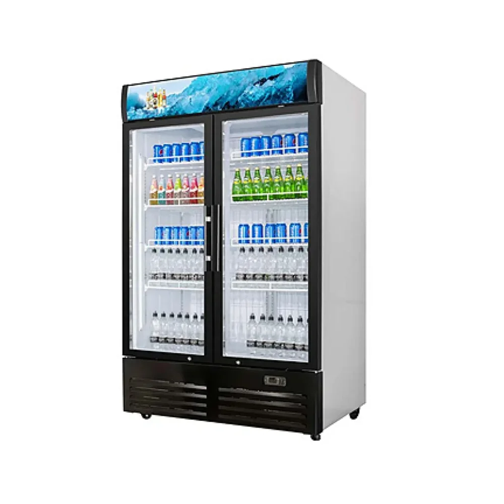 Frigomax Series 39" Commercial Merchandiser Refrigerator, 2 Swing Glass Doors, Coated Steel, 1 Year Warranty