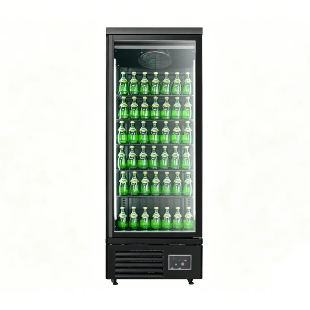 Frigomax Series 25" Commercial Merchandiser Refrigerator, 1 Swing Glass Door, 1 Year Warranty